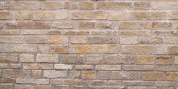 積層石の壁の背景水平明確な茶色の砂のテクスチャ — ストック写真