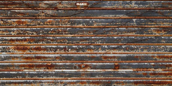 Grunge Metall Textur Eisen Panel Rostig Rost Oxidiertem Stahl Hintergrund — Stockfoto