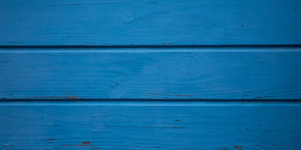 Fundo Azul Clássico Madeira Pranchas Textura Com Nós Madeira — Fotografia de Stock