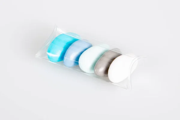 Amêndoas Açucaradas Pequeno Pacote Plástico — Fotografia de Stock