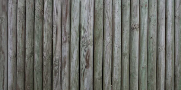 Verticaal Hout Verouderd Donker Houten Groene Planken Textuur — Stockfoto