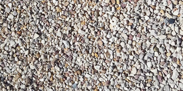 Seamless Gravel Laid Ground Floor Background Small Stones Texture — Stock Photo, Image