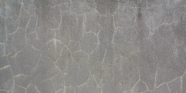 裂缝设计质感灰色背景的碾压混凝土水泥墙 — 图库照片