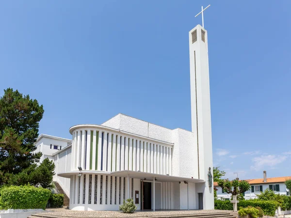 Bordeaux Aquitaine France 2020 Lege Cap Ferret Modern Beyaz Kilise — Stok fotoğraf