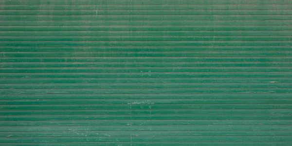 Grüne Vintage Tür Roll Metall Textur Hintergrund — Stockfoto