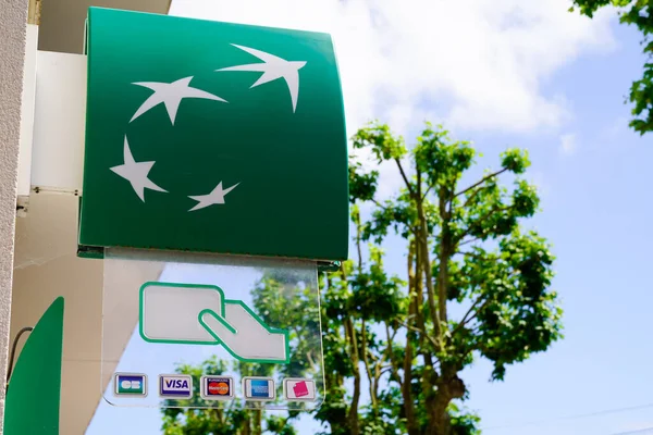 Bordeaux Aquitaine Frankrijk 2020 Bnp Paribas Logo Sign Office Agency — Stockfoto