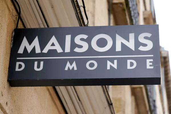 Bordeaux Aquitaine Fransa 2020 Mağaza Fransız Dekorasyon Zinciri Üzerindeki Maisons — Stok fotoğraf