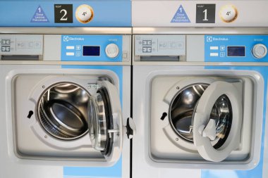 Bordeaux, Aquitaine / France - 05 05 05 2020: Electrolux Çamaşır Makineleri Elektronik eşyalar Servisi