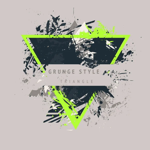 Grunge styled T-shirt print — Stock Vector
