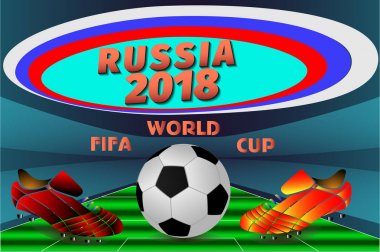  Rusya'nın Dünya Kupası için poster 