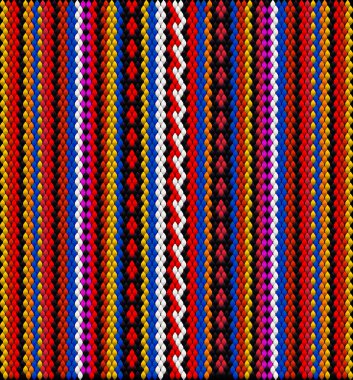A traditional ornament of peoples and countries of the world in which saturated colors attract good luck and wealth. Women's woven carpets with ornaments embroidered on fabrics for dresses. Embroidery patterns.