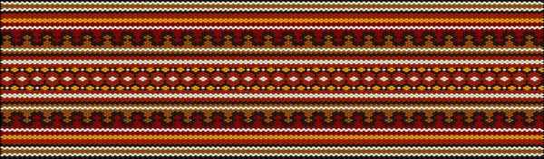 Ornamento Étnico Tradicional Que Los Colores Ricos Atraen Suerte Riqueza — Archivo Imágenes Vectoriales