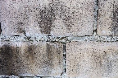 Çimento, dokulu arka plan eski tuğla duvar