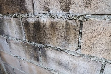 Çimento, dokulu arka plan eski tuğla duvar