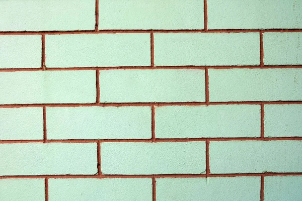Brick Wall Green Color Texture or Background