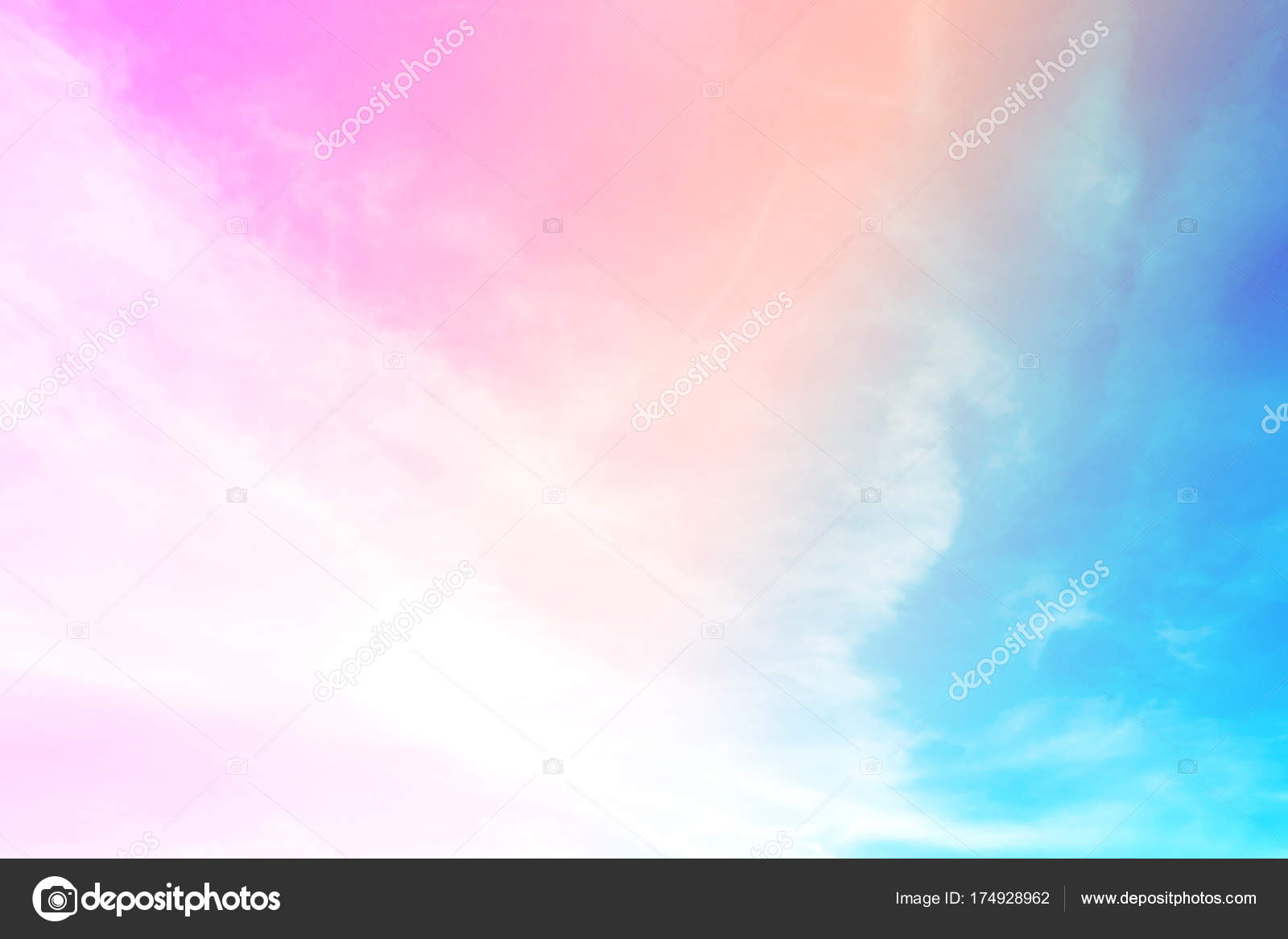 パステル カラーのグラデーション ピンク ブルーにオレンジ色の抽象的な背景の大きな任意の使用 — ストック写真 © yayha #174928962, image size:1600x1167