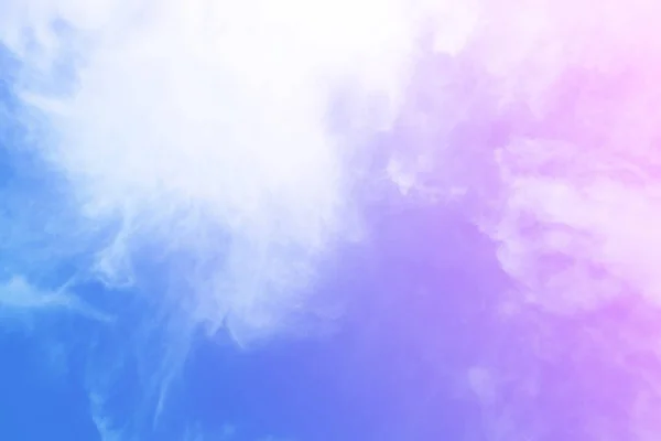 Frumos Albastru Cer Nori Roz Natura Fundal Mare Pentru Orice — Fotografie, imagine de stoc