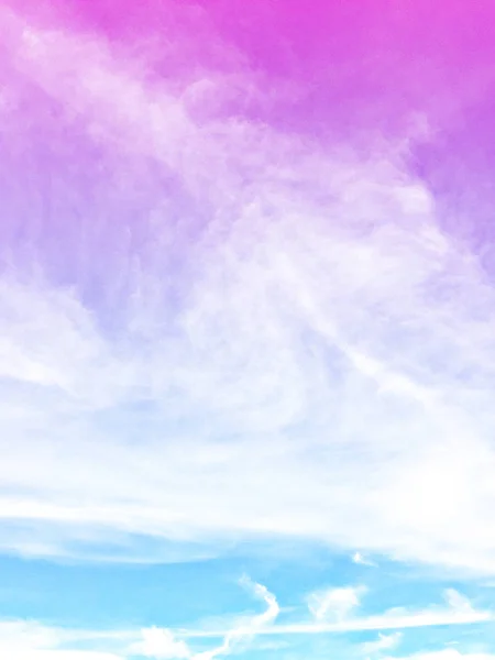 Gyönyörű Kék Rózsaszín Felhők Természet Háttér Nagy Célra — Stock Fotó