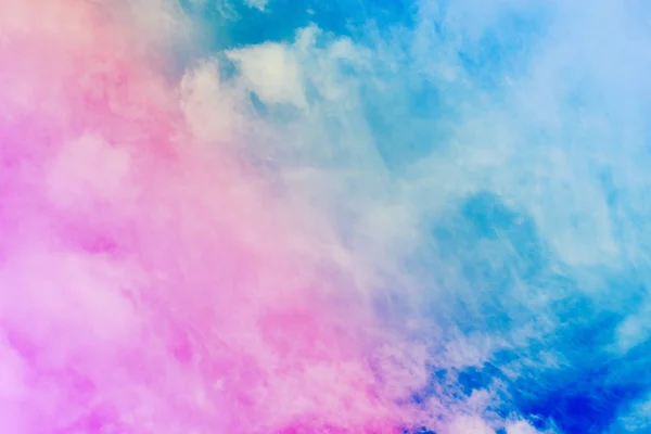 Nuvens Sky Nature Gradiente Cor Pastel Rosa Fundo Abstrato Azul — Fotografia de Stock