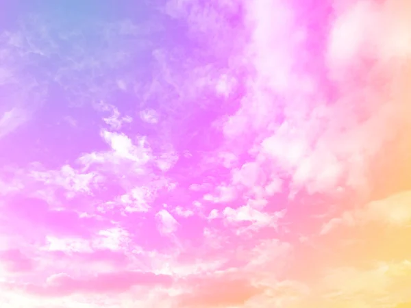 Abstract Clouds Pastel Colored Gradient Soft Sky Nature Outdoor Background — Stock Photo, Image