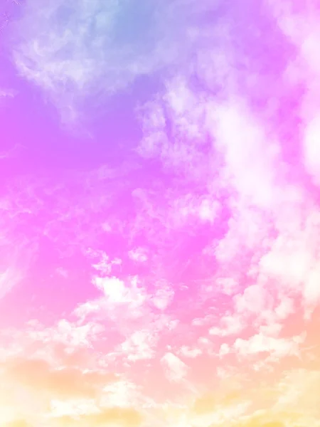 Abstract Clouds Pastel Colored Gradient Soft Sky Nature Outdoor Background — Stock Photo, Image
