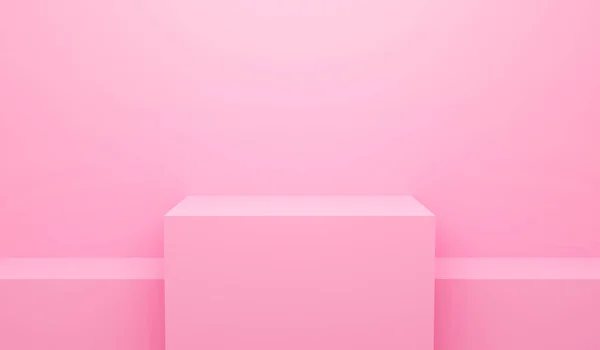Візуалізація Ілюстрація Рожевого Абстрактного Геометричного Фону Або Текстури Яскравий Пастельний — стокове фото