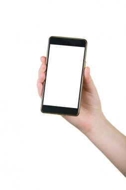  holding smart phone