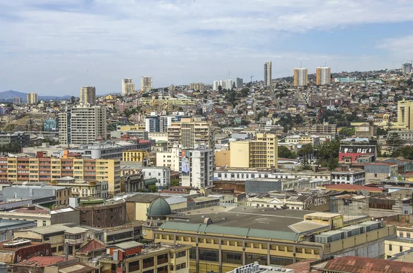 Lanscape beatiful da cidade de Valparaiso na hora do dia — Fotografia de Stock