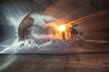 Underground mines. Ukraine, Donetsk clipart