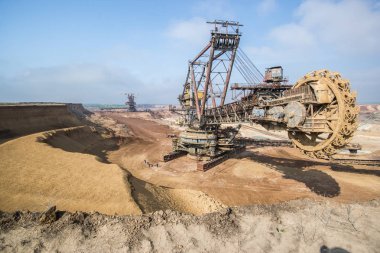 En büyük Ekskavatör dünya çalışma, Bagger 228, Ukrayna. Büyük benim, geliştirmek mineral kaynakları, Ekskavatör kazılar, Metalurji Ukrayna