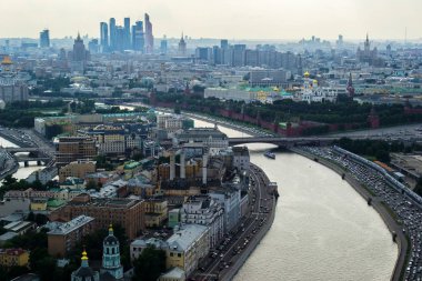 Sabah güneşin Moskova Kremlin