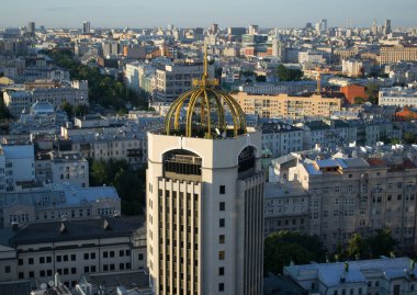 Moskova - 7 Ekim: 7 Ekim 2015 Povarskaya sokakta Moskova'da Rusya Federasyonu Anayasa Mahkemesi binalarda.