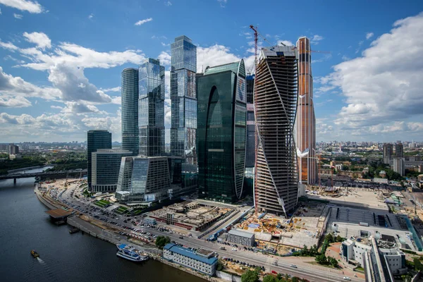 Moscow city (Moscow International Business Center) , Russia — Stock Photo, Image