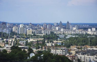 Güzel görünüm Obolon Lypki İlçesi, Kiev, Ukrayna.