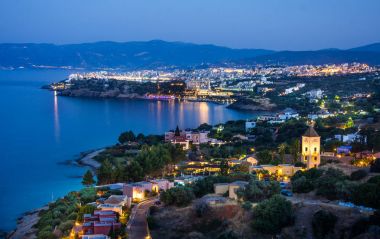 Agios nikolaos, crete, Yunanistan.