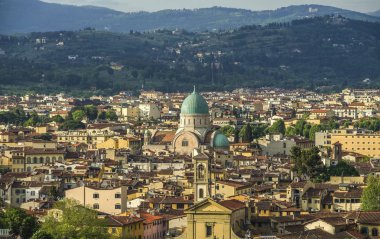 Florence. Kentin sinagog binası.