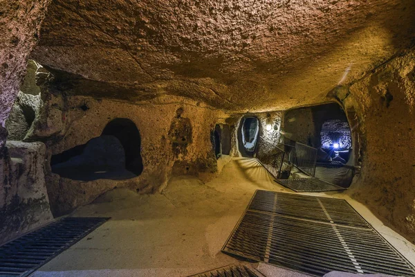 Kaymakli Underground City található a Citadella, a Kaymakli a központi Anatólia régióban a török — Stock Fotó