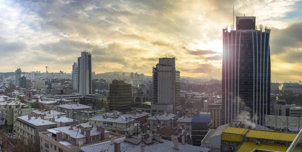 Ankara Türkiye'de gün batımı ile güzellikler