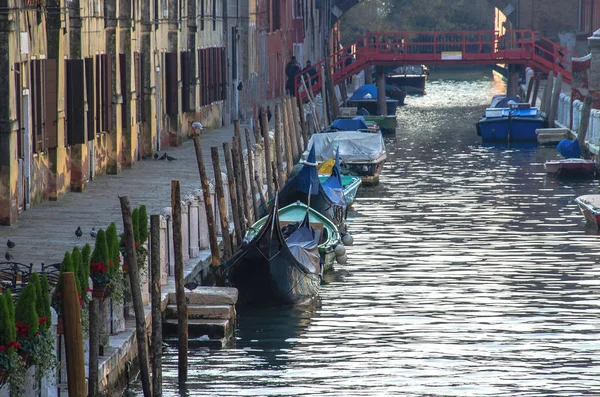 Fantastisk utsikt på den vackra Venedig, Italien. — Stockfoto