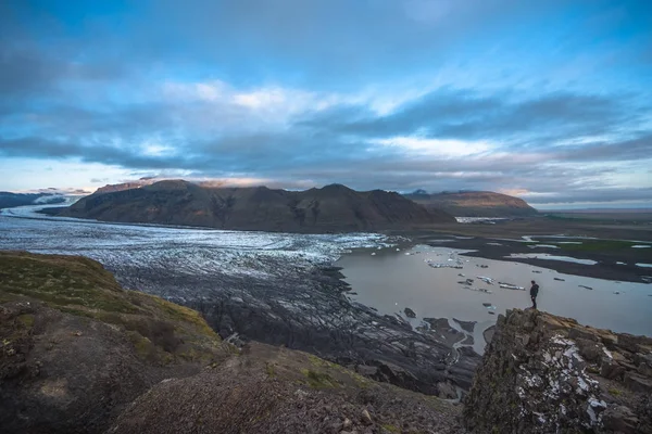 Trekking i Skaftafell nationalpark på Island — Stockfoto