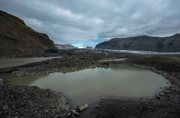 Ledovec v národním parku Skaftafell. Skaftafell, Island — Stock fotografie