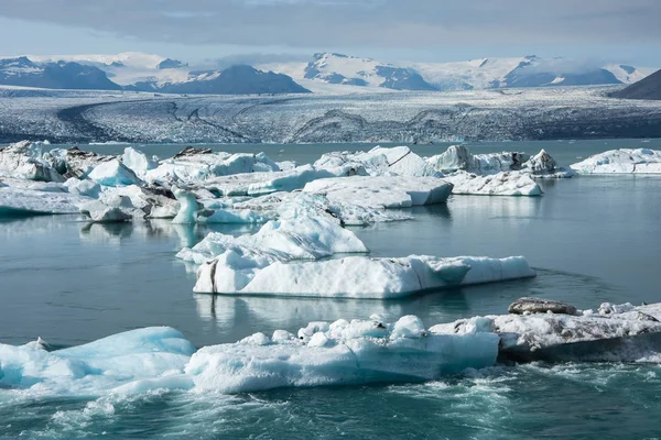 İzlanda, Jokulsarlon lagün, İzlanda buzul lagün Körfezi'nin güzel soğuk manzara resim,