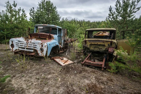 Technik der Liquidatoren der Atomkatastrophe von Tschernobyl — Stockfoto