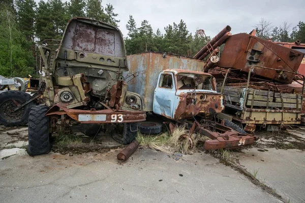 Ραδιενεργών νεκρή ζώνη του Τσέρνομπιλ — Φωτογραφία Αρχείου