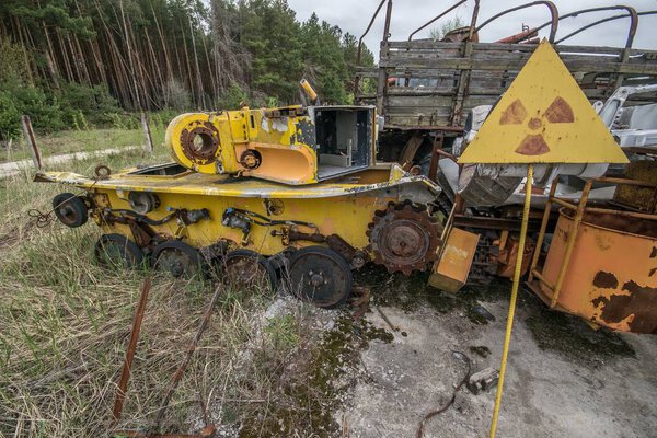 Роботизированная техника ликвидаторов Чернобыля

