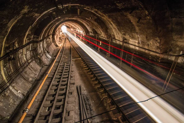 Subway tunnel. Kiev, Ukraine. Kyiv, Ukraine — Stock Photo, Image