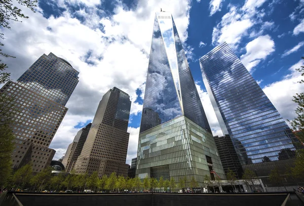 9 11 Monumento Nacional en la ciudad de Nueva York Estados Unidos — Foto de Stock