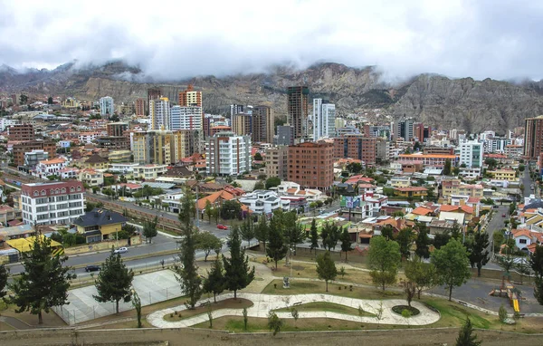 Cityscape of La Paz in Bolivia — Stock Photo, Image