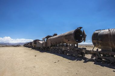 Tren mezarlığı, Uyuni, Bolivya
