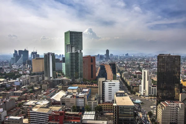 Θέα στο κέντρο της Πόλης του Μεξικού, Μεξικό — Φωτογραφία Αρχείου